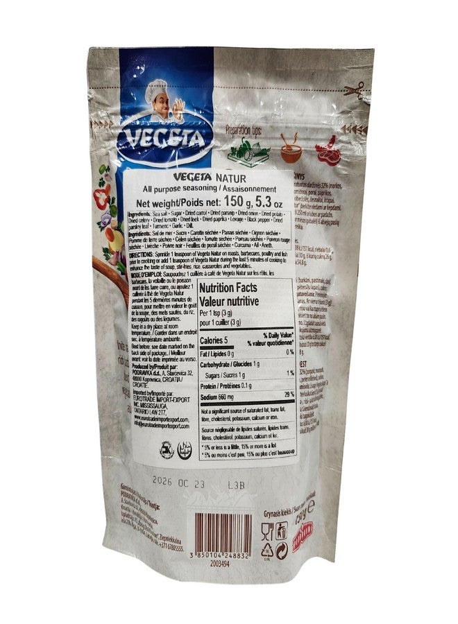 PODRAVKA VEGETA NATUR SEASONING 150G - Image 2