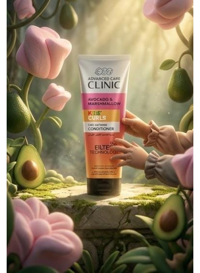 Eva Advanced Care Clinic Conditioner Kids’ Curls  Avocado & Marshmallow 230 Ml ( Packaging May Vary) - Image 4