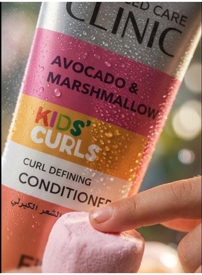 Eva Advanced Care Clinic Conditioner Kids’ Curls  Avocado & Marshmallow 230 Ml ( Packaging May Vary) - Image 3
