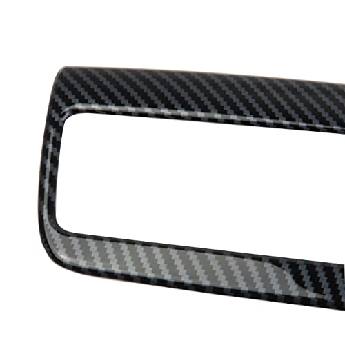Fewshaw Carbon Fiber Rear Air Vent Armrestbox AC Outlet Adjustment Panel Cover Trim for 2022-2025 Nissan Pathfinder - Image 2