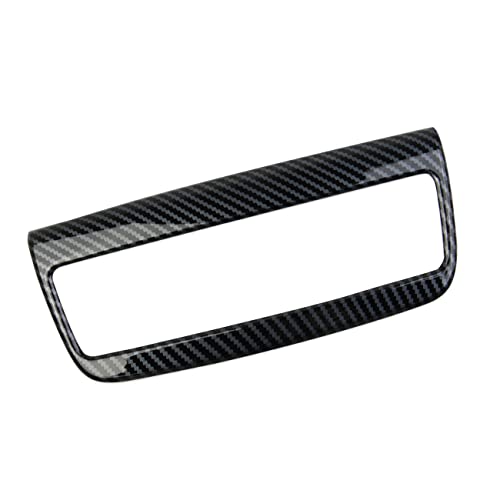 Fewshaw Carbon Fiber Rear Air Vent Armrestbox AC Outlet Adjustment Panel Cover Trim for 2022-2025 Nissan Pathfinder - Image 4