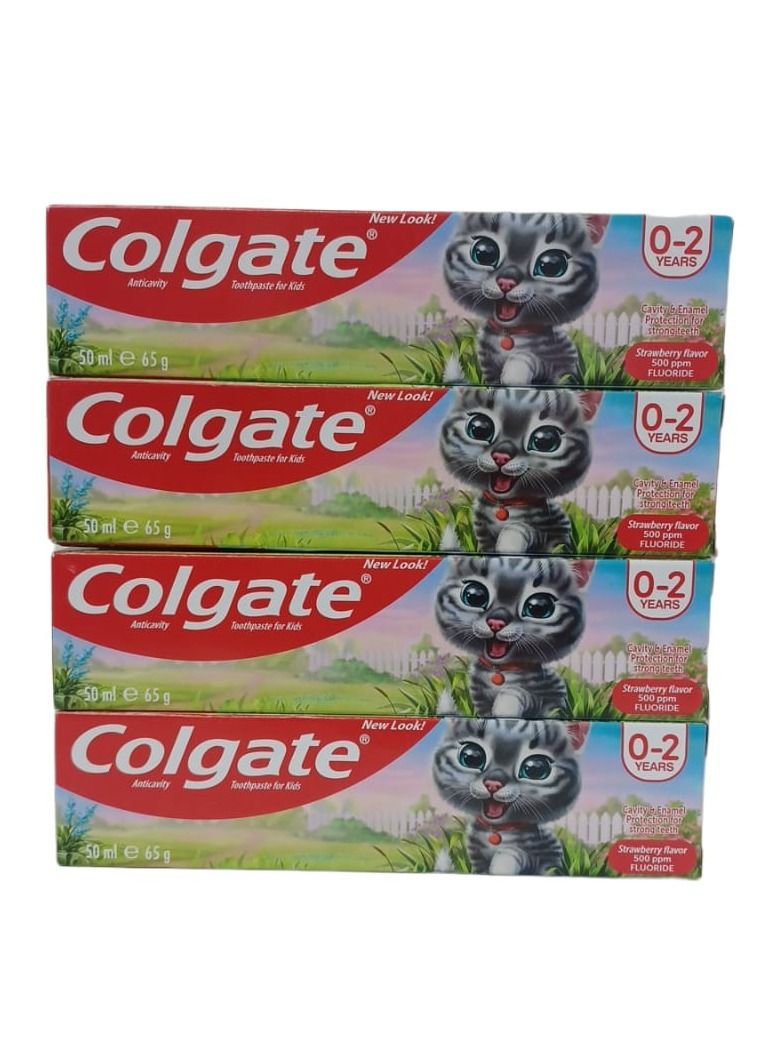 Colgate Anti cavity Strawberry Toothpaste For Kids 50ml Pack of 12