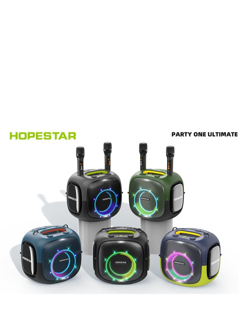 HOPESTAR HOPE STAR PARTY ONE ULTIMATE 240W Wireless Speaker | With 2 Wireless Microphones | RGB Lights | Deep Bass | Portable Bluetooth Speaker for Outdoor Events - Image 2