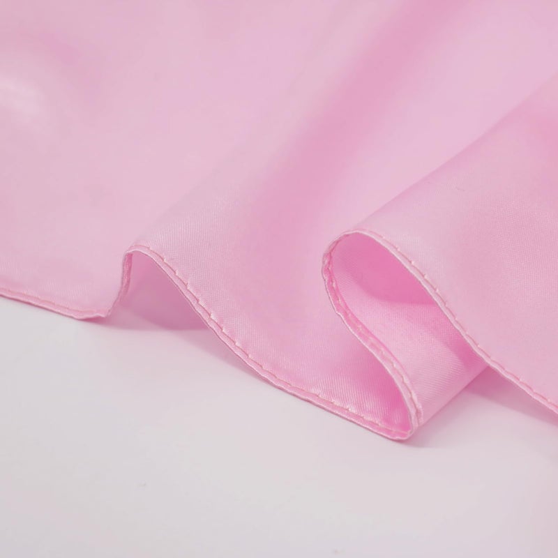 vimate Pink Silk Scarf, Ladies 35'' Square Satin Soild Silk Hairband Scarf for Head Wrap Sleeping at Night (Style 39-Pink) - Image 4