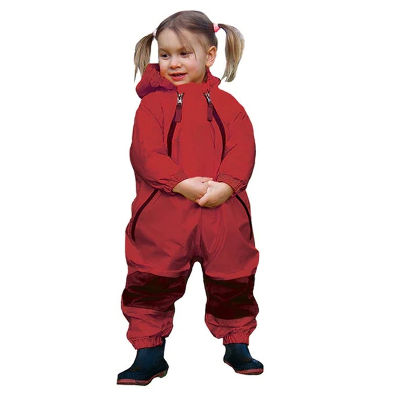 Tuffo Muddy Buddy Coveralls, Red, 48 Months, 4T - Image 1