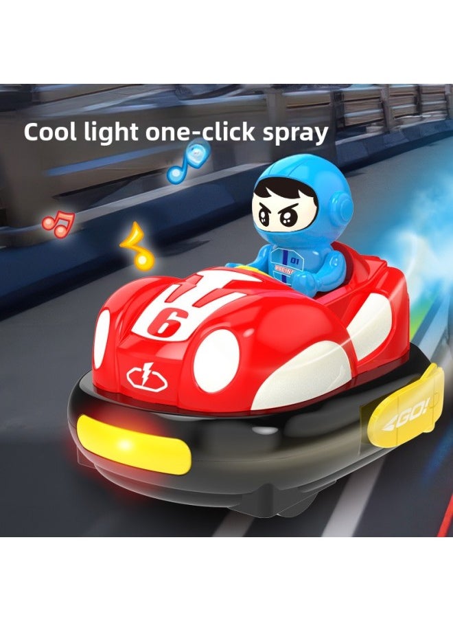 Generic Bumper Car Remote Control Car Toy Boy Car Double Battle Parent-child Kids Racing Drift Off-road Electric-Color:One-click Spray [two-player Battle Version] Fun Competition [eggboy Racer Remote Control Car] Gift Box  - Image 4