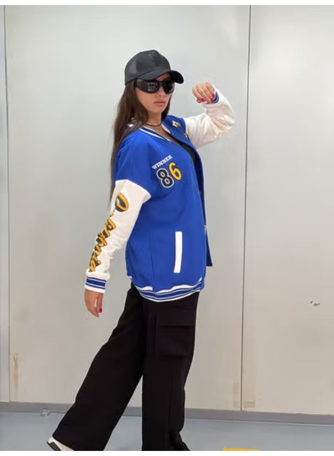 Marco Bergamo Multicolor Bomber Jacket - Image 1