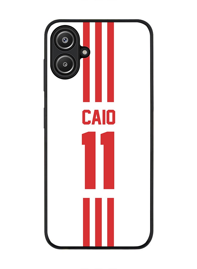 Stylizedd For Samsung Galaxy A06 Case,Slim fit Camera Protection, Shockproof Thin Phone cover - Football - UAE, Caio - Image 1