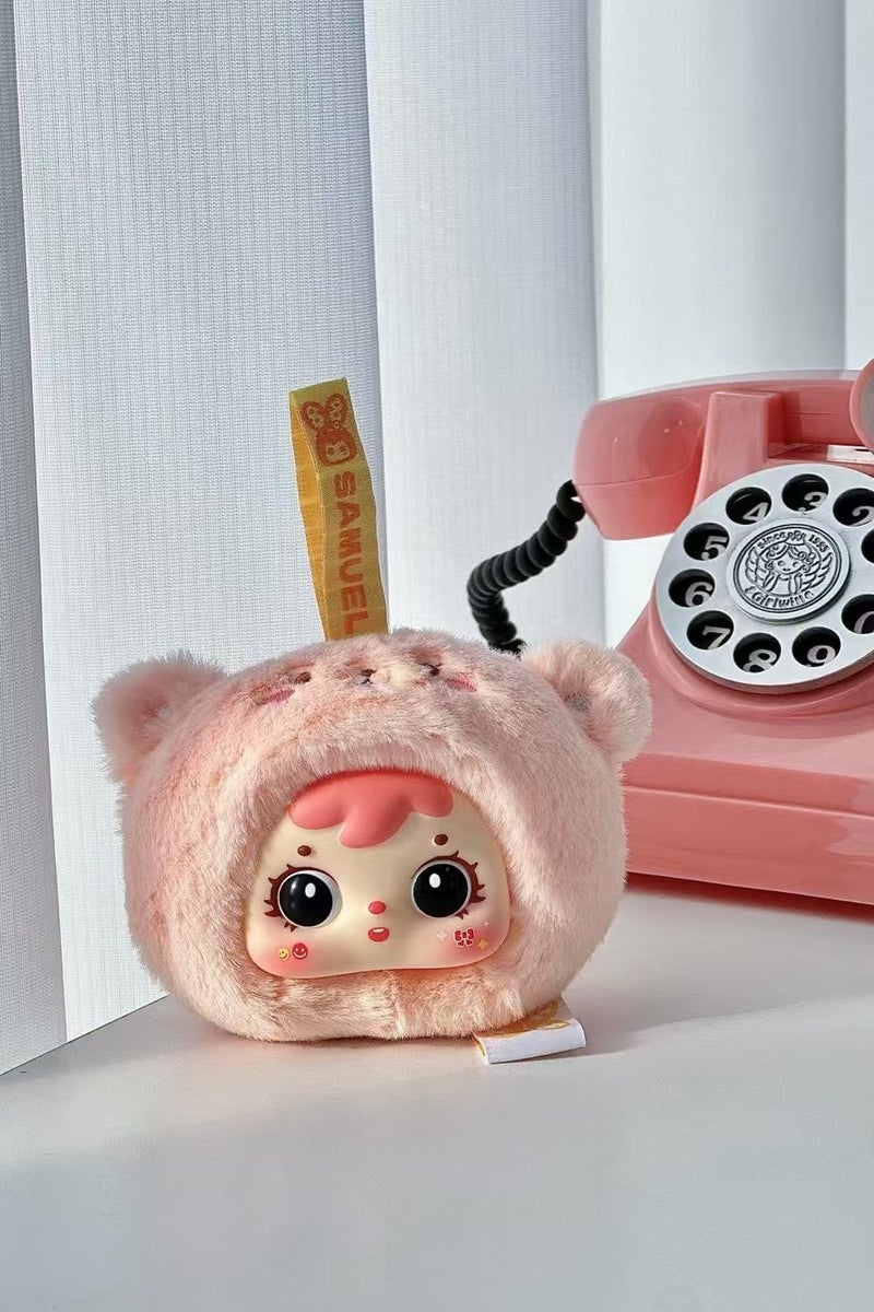 يمي مجموعة دمى محشوة في صندوق مغلق - 1 سلسلة مفاتيح لطيفة عشوائية  للمكتب/ديكور المنزل والهدايا - Image 3