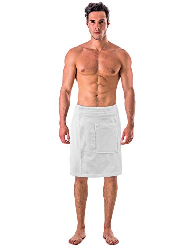 Turkish Linen منشفة جسم قابلة للتعديل من قطن تيري فلوور تركي للرجال (أزرق ملكي، مقاس واحد) - Image 5