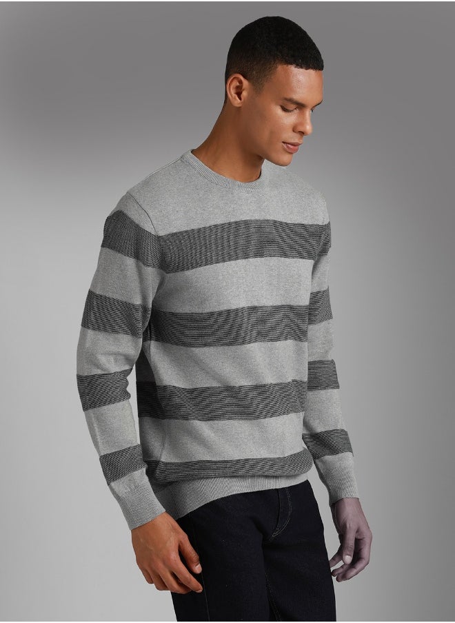 HIGH STAR - Men Striper 2 Sweater - Image 1