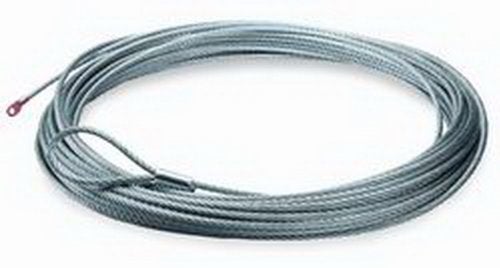 WARN "WARN 60076 ATV Winch Accessory: Galvanized Aircraft Steel Cable Wire Rope, 3/16"" Diameter x 50' Length", multi - Image 1