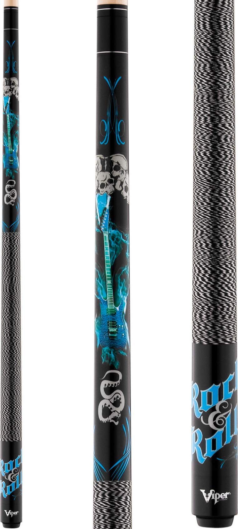 Viper by GLD Products Underground 58 2Piece BilliardPool Cue Rock Roll 19 OunceBlue50065319