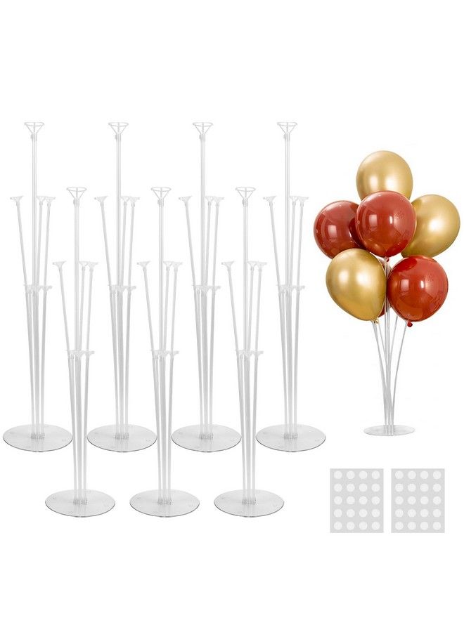 JOYYPOP 7 Sets Balloon Stand Kit Balloon Sticks With Base For Table Birthday Baby Shower Graduation Party Decorations - Image 2