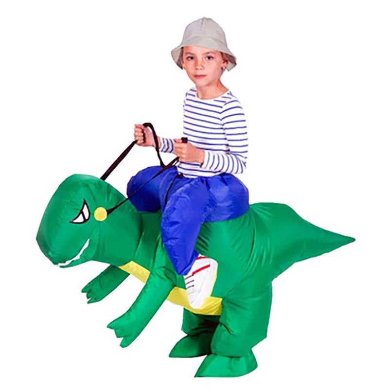 DreamHigh DH Halloween Inflatable Ride Dinosaur TRex Cosplay Party Fancy Outfit CostumeSmall 36 Years