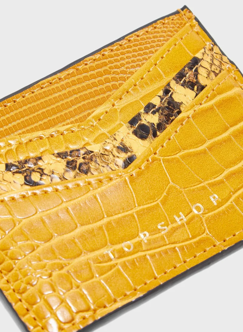 TOPSHOP Paz Snake Multislot Cardholder