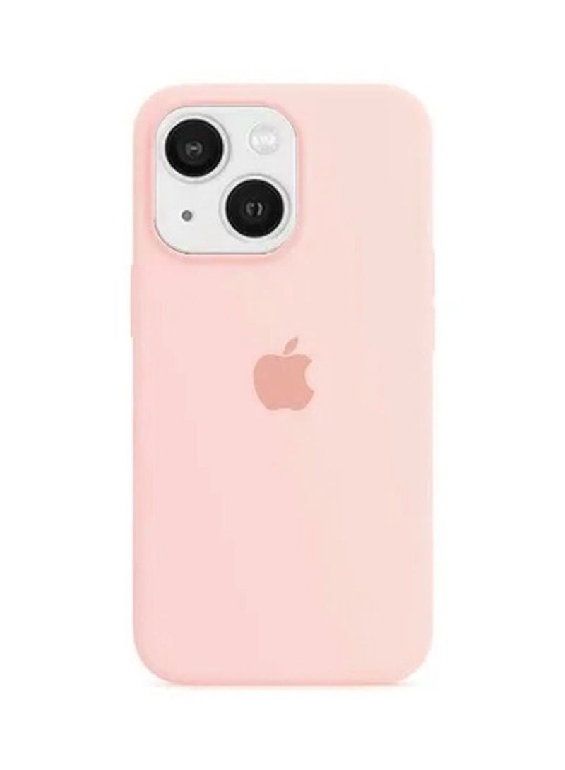 Liquid Silicone Case Protector Compatible with iPhone 14 (6.1 inch), Silky-Soft Touch Full Body Protection Shockproof Cover Case with Soft Microfiber Lining - Pink - Image 1