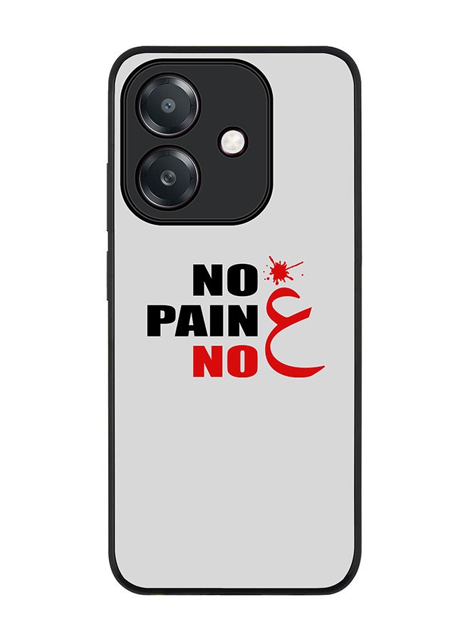 Stylizedd For Oppo A5i Case,Slim fit Camera Protection, Shockproof Thin Phone cover  - No Pain No Gain