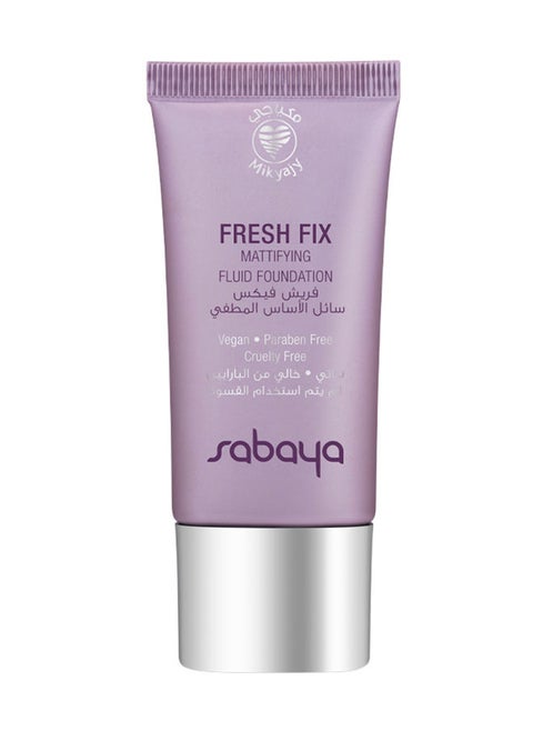 Sabaya Fresh Fix Mattifying Fluid Foundation Smooth Macchiato