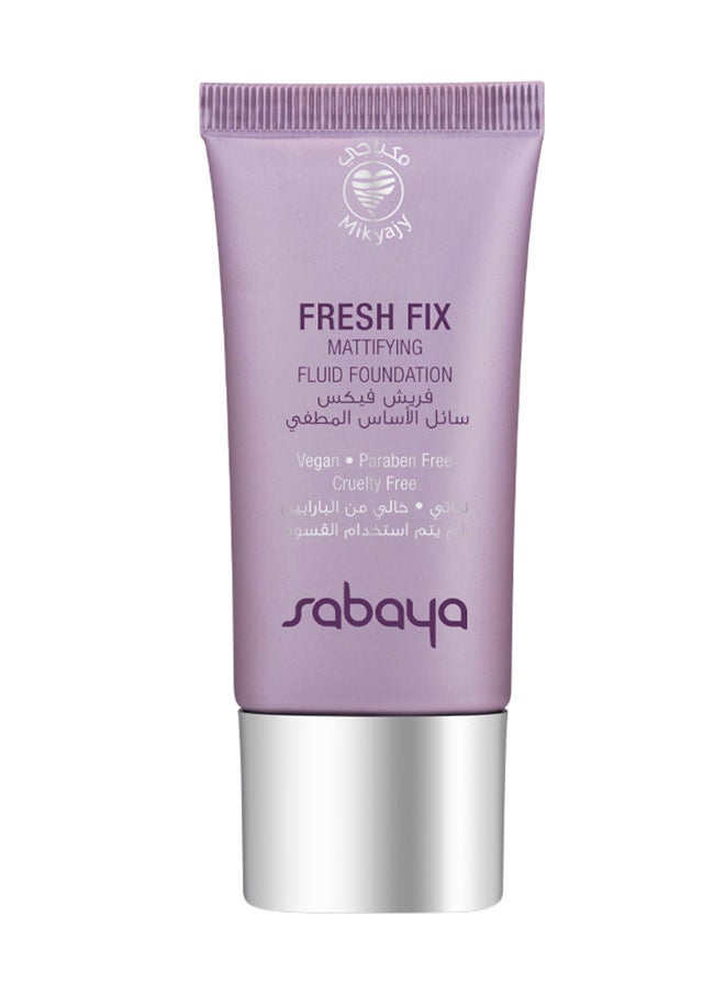Mikyajy - Sabaya Fresh Fix Mattifying Fluid Foundation Smooth Macchiato - Image 1