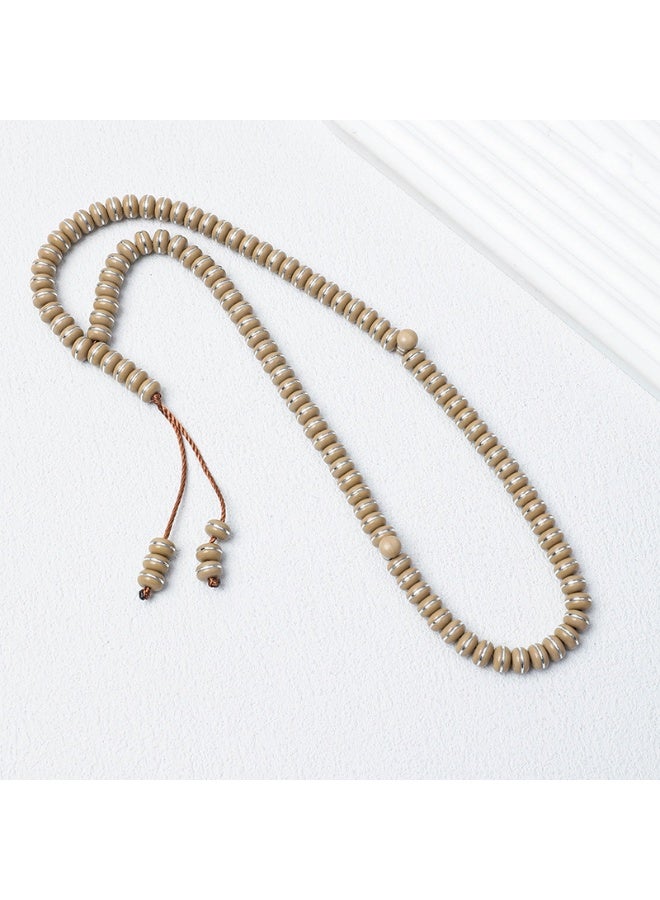 NIBEMINENT 99 Muslim Prayer Beads Khaki/8mm