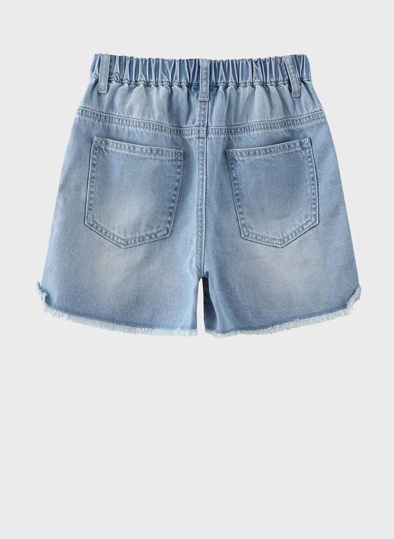 Balabala Kids Denim Shorts