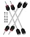 ARRCat Drive Shaft CVD Upgrades Parts for 110 TMaxxEMaxxRevo4PCS Front Rear 45 Steel Axles Driveshafts HopupReplace 5451RBlack - Image 2