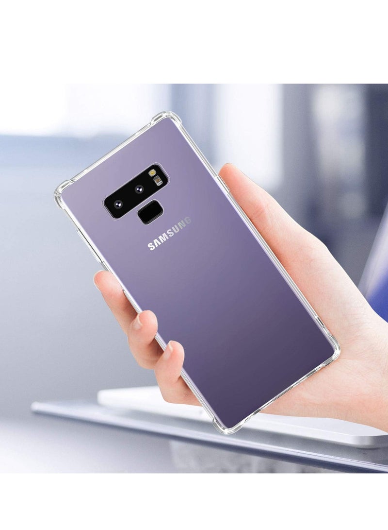 DUSALA Samsung Galaxy Note 9 Case Clear Note 9 Case Shockproof TPU Bumper Cases Non Slip Scratch Resistant PC Hard Back Protective Case Cover for Galaxy Note 9 - Image 5