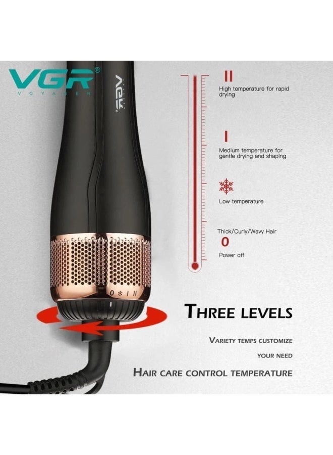 VGR Professional Hot Air Brush for Women's VGR V-492 Black - Image 5