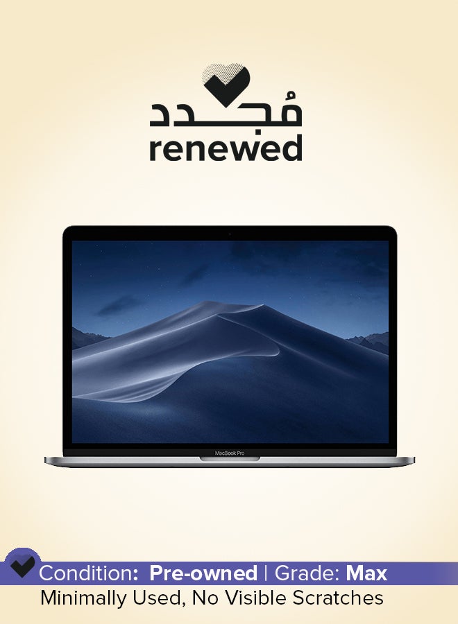 Renewed - MacBook Pro A1989 (2019) Laptop With 13.3-Inch Full HD Display, Core i7 Processor/Quad Core/16GB RAM/512GB SSD/macOS English Space Grey