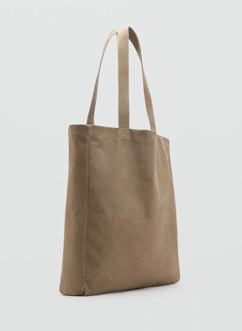 MANGO Cotton Tote Bag