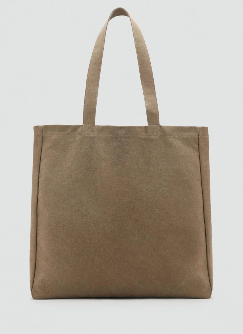 MANGO Cotton Tote Bag