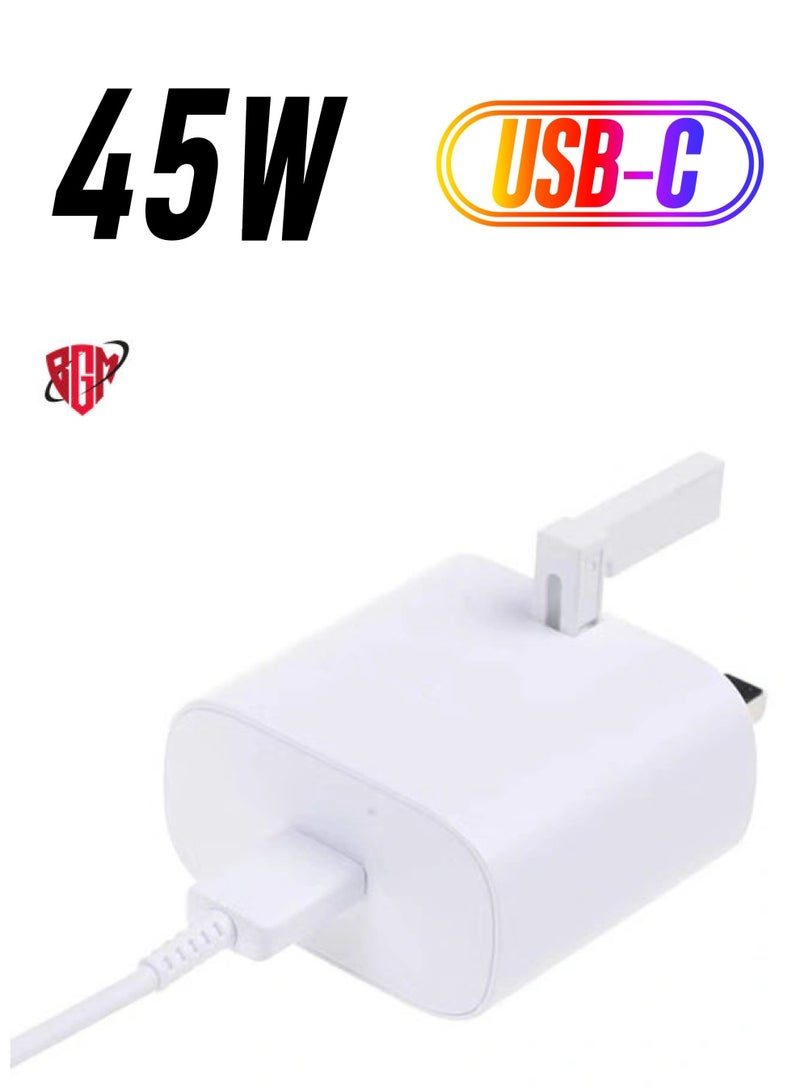 BGM 45W USB C Charger compatible Samsung Super Fast Charger Type C for Samsung Galaxy S22 Ultra/S22+/S22/S21 Ultra/S21 Plus 5G/Note 20 Ultra/S20/S20 Ultra/Tab S8 Ultra S8+,PPS Fast Wall Charger - Image 1