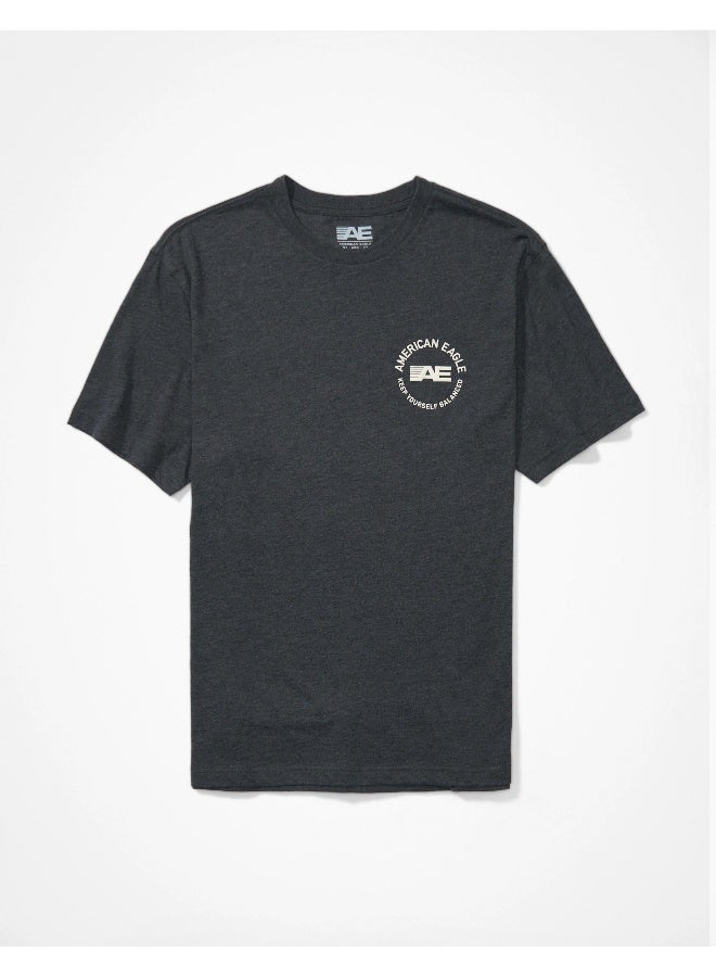 American Eagle Graphic Crew Neck T-Shirt  - Image 3