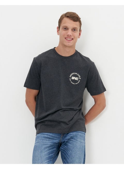 تيشيرت بياقة دائرية برسومات