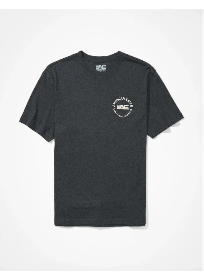 امريكان ايجل Graphic Crew Neck T-Shirt