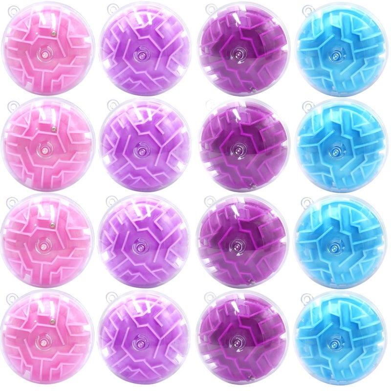 Yomwet 24 Pack 3D Puzzle Maze Ball Toys Mini Puzzle Party Favors for Girls Fidget Game Toys School Rewards Classroom Prize for Students Birthday Party Decoration Easter Valentines Day Gifts Ages 610 - Image 3