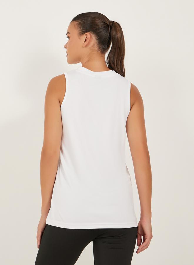 ستايلي اكتيف تانك رياضي أساسي بشعار رايسر باك - Image 4