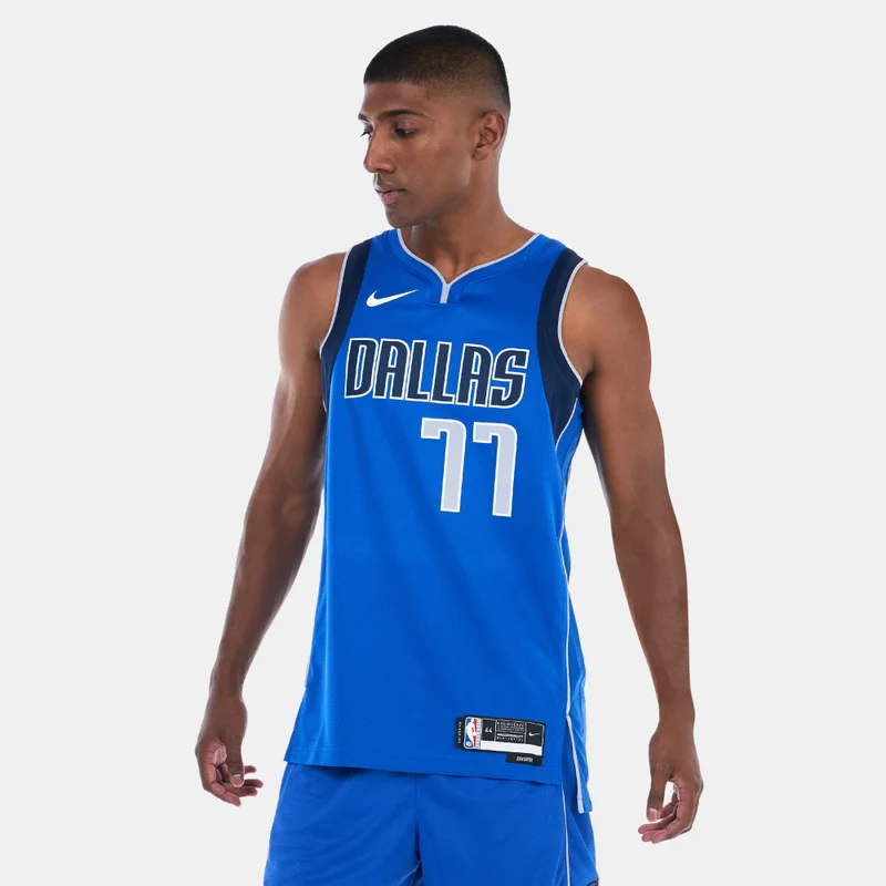 Nike Blue Men's Dallas Mavericks Icon Edition Dri-FIT NBA Swingman Jersey - 2022/23 for Men | Best Price UAE