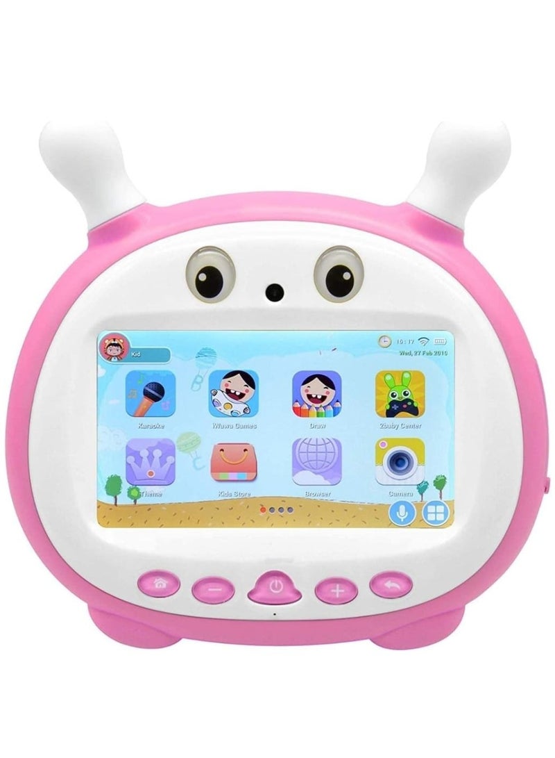 كروني تابلت للأطفال مع ميكروفون، ذاكرة وصول عشوائي 1 جيجا بايت، ذاكرة وصول عشوائي 16 جيجا بايت، واي فاي أصلي، تابلت تعليمي للأطفال، كاريوكي مع 2 ميكروفون، تابلت للأطفال 7 بوصة مع ميكروفون كاريوكي مزدوج - Image 2