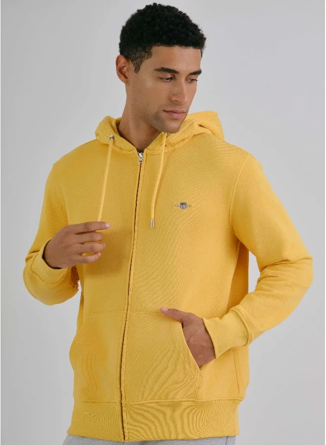 غانت Gant Regular Fit Shield Full Zip Hoodie