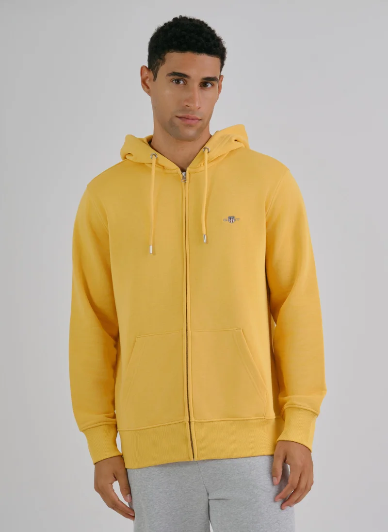 غانت Gant Regular Fit Shield Full Zip Hoodie