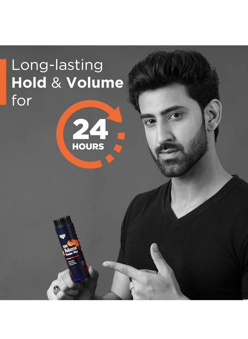 Beardhood Hair Volumizing Powder | 10g | Hair Powder for Men, Hair Wax Powder, Strong Hold, Matte Finish Styling Natural & Zero Toxin Styling Powder for All Types, Vegan, Non-Oily & Greasy Look - Image 2