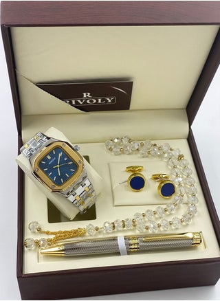 Rivoli men's Watch Set Of 4 Pieces, A Wrist Watch With A Pen, A Set Of Buttons And The Rosary - pzsku/Z462B84DF9540D89EF875Z/45/_/1679727870/c3e6ab3c-1a3c-49b6-97a6-390cafc6ebc6