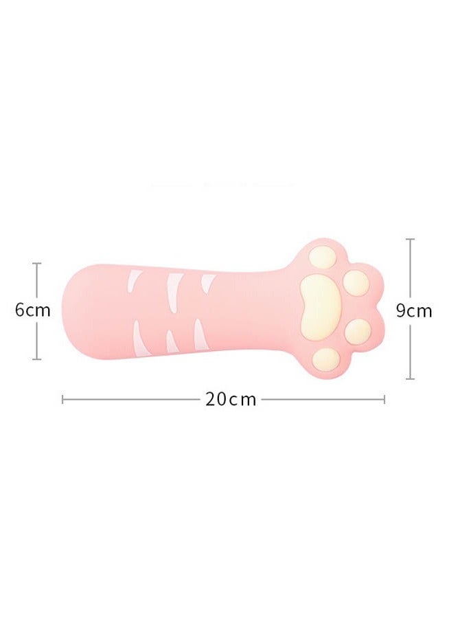 INSENSE Student stationery bag, cute cat claw silicone high-value large-capacity pencil case primary school student zipper pencil case - Image 4