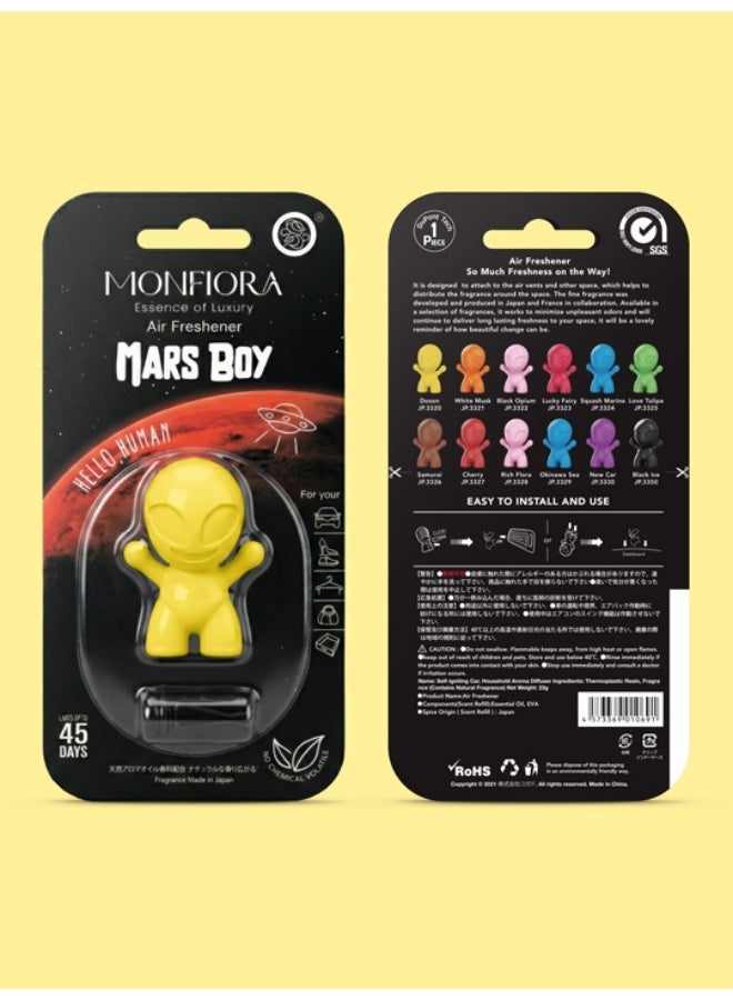 MONFIORA Car Air Freshener Vent Clip 45 Days Long Lasting Japanese Fragrance USA Technology 3D Mars Boy by MONFIORA - Image 4