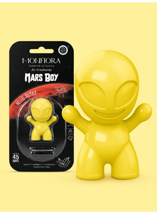MONFIORA Car Air Freshener Vent Clip 45 Days Long Lasting Japanese Fragrance USA Technology 3D Mars Boy by MONFIORA - Image 1