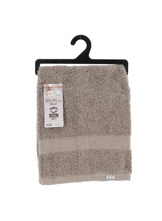 Tendance Quick Absorbent High Quality Cotton Hand Towel Taupe 50 x 90 cm 7003165