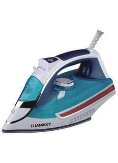 JAMAKY Italy Steam Iron 2800 Watt from Jamaki Italy, Model JMK1036, Color: Blue  - Image 1