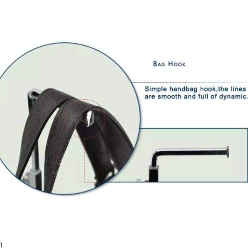 RY DISPLAY Single Hook Adjustable Purse Display Stand Metal Adjustable Handbag Bag Display Rack Holder… - Image 4